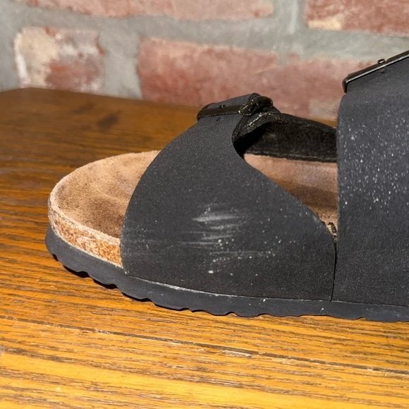 Birkenstock Betula Womens Double Buckle Strap Suede Slingback Sandals Sz 37 - Picture 7 of 10